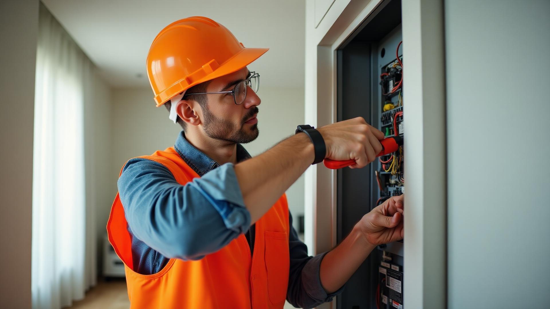 Esenyurt elektrikçi ustası elektrik panosu tamiri yapıyor - Hızlı Elektrik 7/24 profesyonel hizmet